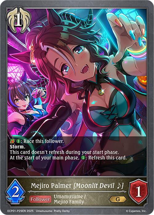 Mejiro Palmer [Moonlit Devil ~] - P29EN (Foil) (ECP01-P29EN) [Umamusume: Pretty Derby EX Crossover Set]