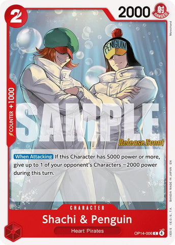 Shachi & Penguin [The Azure Sea's Seven Release Event Cards]