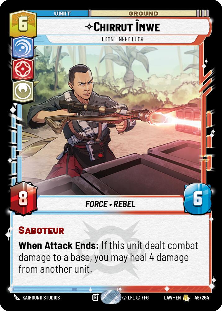 Chirrut Imwe - I Don't Need Luck (48/264) (48/264) [A Lawless Time]