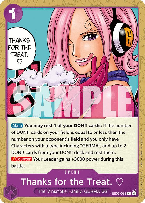 Thanks for the Treat. [Extra Booster: One Piece Heroines Edition]