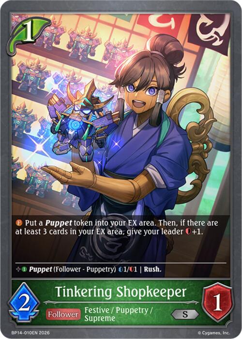Tinkering Shopkeeper (BP14-010EN) [Banquet of Dreams]