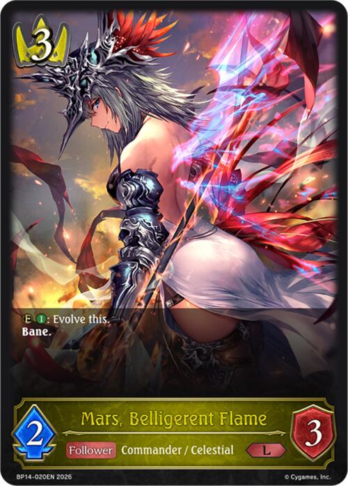 Mars, Belligerent Flame (BP14-020EN) [Banquet of Dreams]