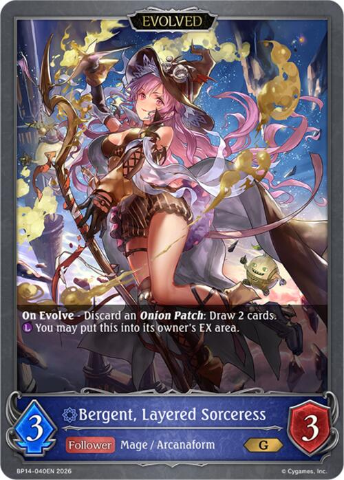 Bergent, Layered Sorceress (Evolved) (BP14-040EN) [Banquet of Dreams]