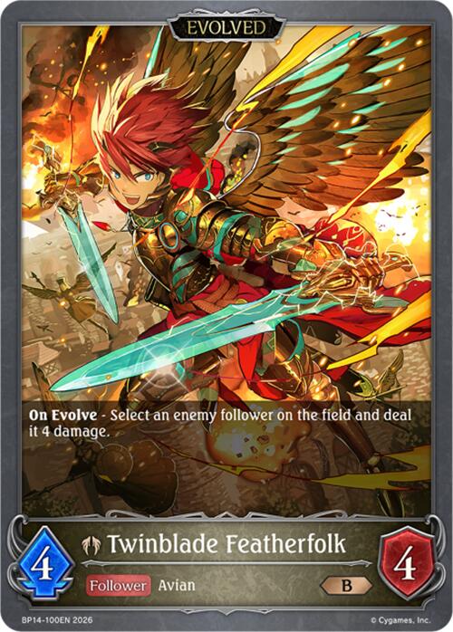 Twinblade Featherfolk (Evolved) (BP14-100EN) [Banquet of Dreams]