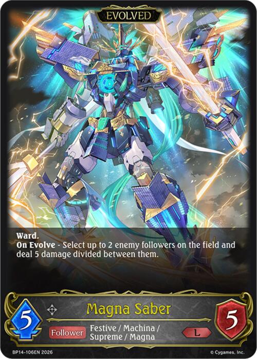 Magna Saber (Evolved) (BP14-106EN) [Banquet of Dreams]