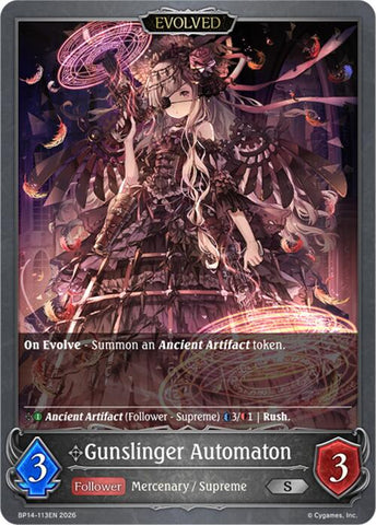Gunslinger Automaton (Evolved) (BP14-113EN) [Banquet of Dreams]