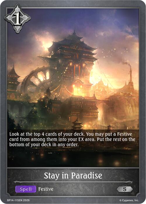 Stay in Paradise (BP14-115EN) [Banquet of Dreams]