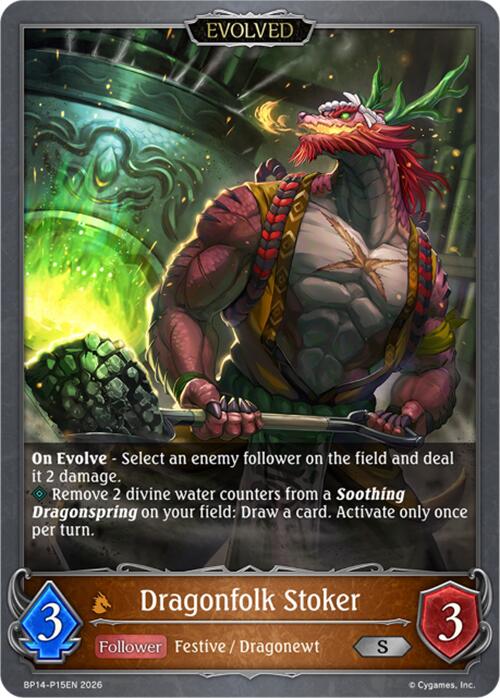 Dragonfolk Stoker (Evolved) - P15 (Foil) (BP14-P15EN) [Banquet of Dreams]