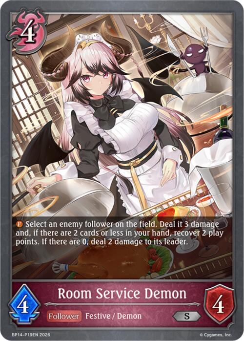 Room Service Demon - P19 (Foil) (BP14-P19EN) [Banquet of Dreams]