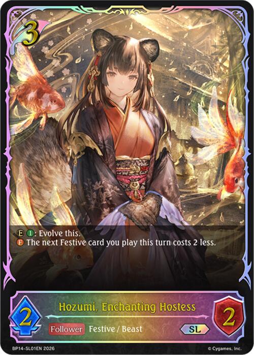 Hozumi, Enchanting Hostess (BP14-SL01EN) [Banquet of Dreams]