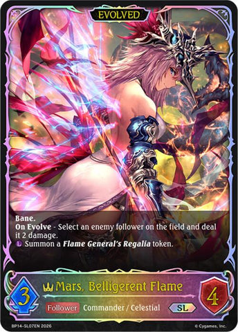 Mars, Belligerent Flame (Evolved) (BP14-SL07EN) [Banquet of Dreams]