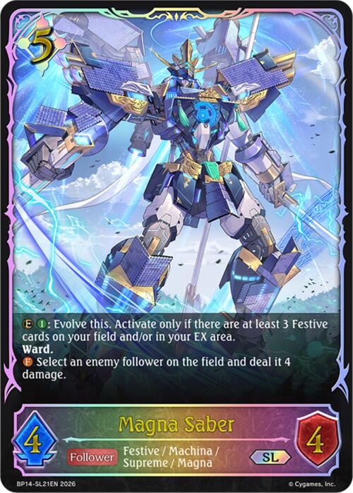 Magna Saber (BP14-SL21EN) [Banquet of Dreams]