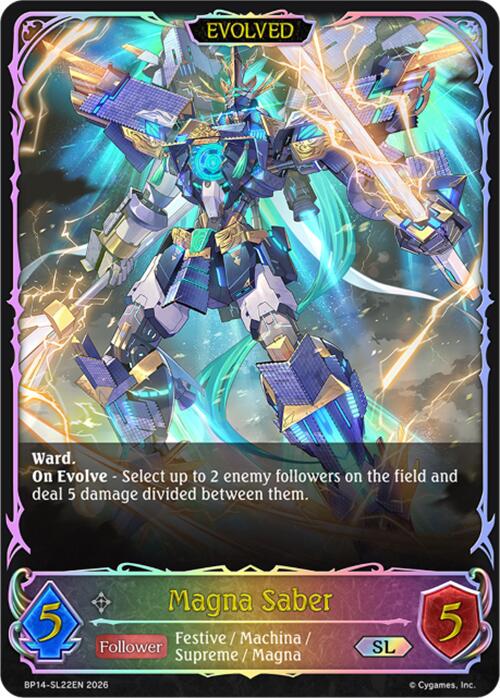 Magna Saber (Evolved) (BP14-SL22EN) [Banquet of Dreams]