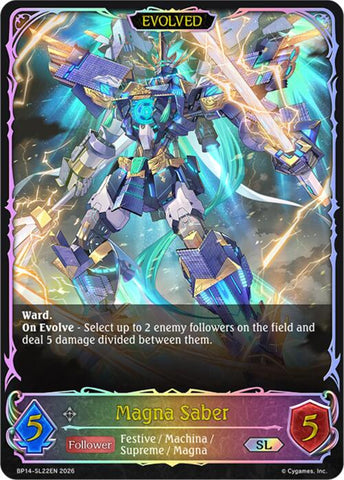 Magna Saber (Evolved) (BP14-SL22EN) [Banquet of Dreams]