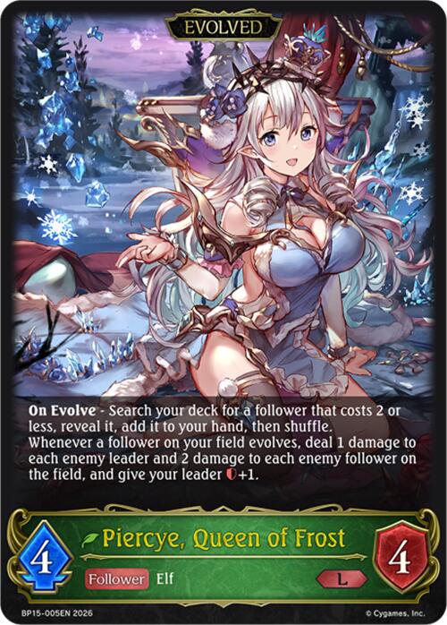 Piercye, Queen of Frost (Evolved) (BP15-005EN) [Trial of the Omens]