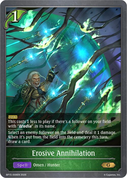 Erosive Annihilation (BP15-008EN) [Trial of the Omens]