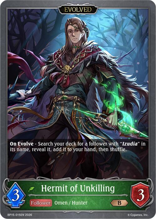 Hermit of Unkilling (Evolved) (BP15-015EN) [Trial of the Omens]