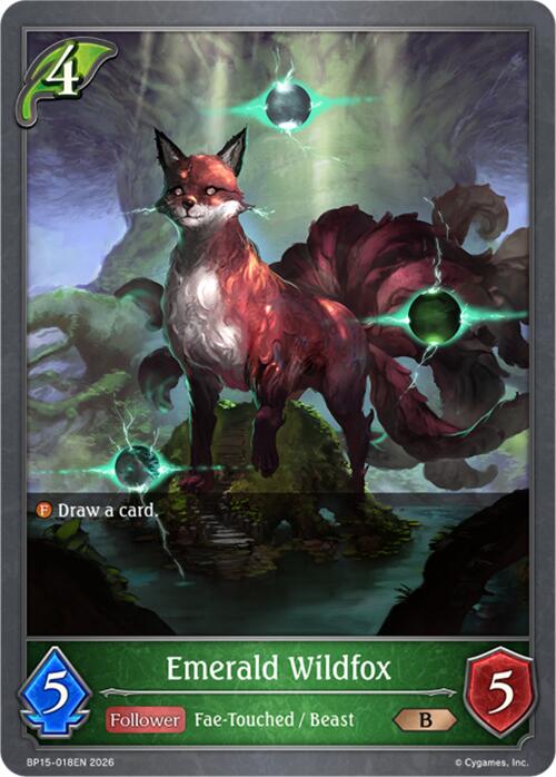 Emerald Wildfox (BP15-018EN) [Trial of the Omens]