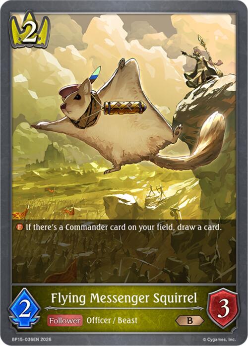 Flying Messenger Squirrel (BP15-036EN) [Trial of the Omens]