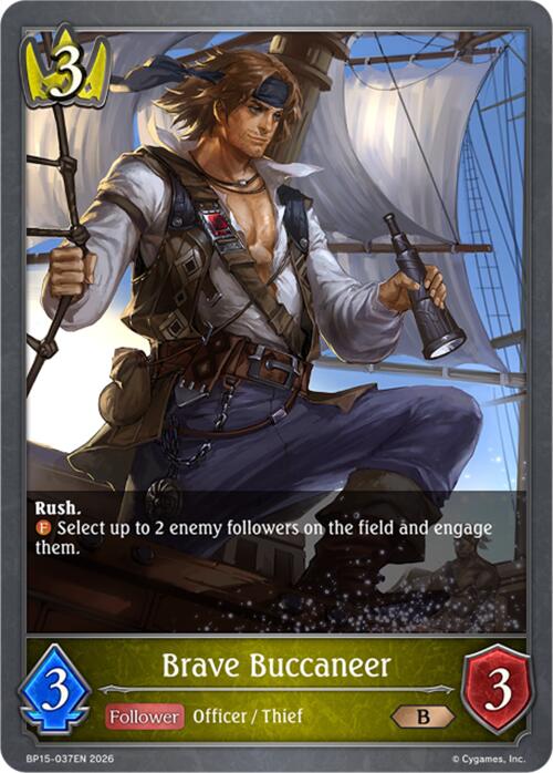 Brave Buccaneer (BP15-037EN) [Trial of the Omens]