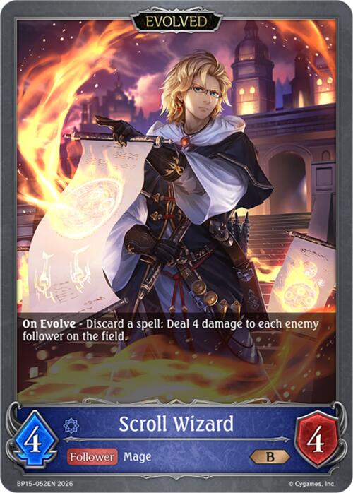 Scroll Wizard (Evolved) (BP15-052EN) [Trial of the Omens]