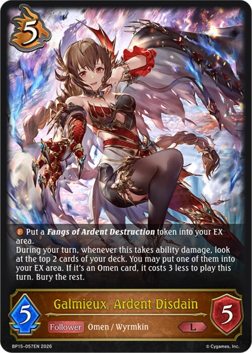 Galmieux, Ardent Disdain (BP15-057EN) [Trial of the Omens]