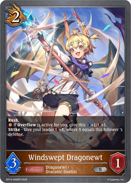 Windswept Dragonewt (BP15-068EN) [Trial of the Omens]