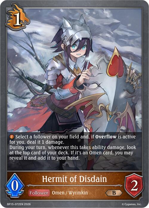 Hermit of Disdain (BP15-072EN) [Trial of the Omens]