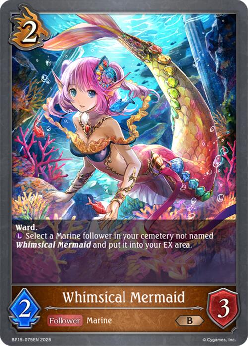 Whimsical Mermaid (BP15-075EN) [Trial of the Omens]