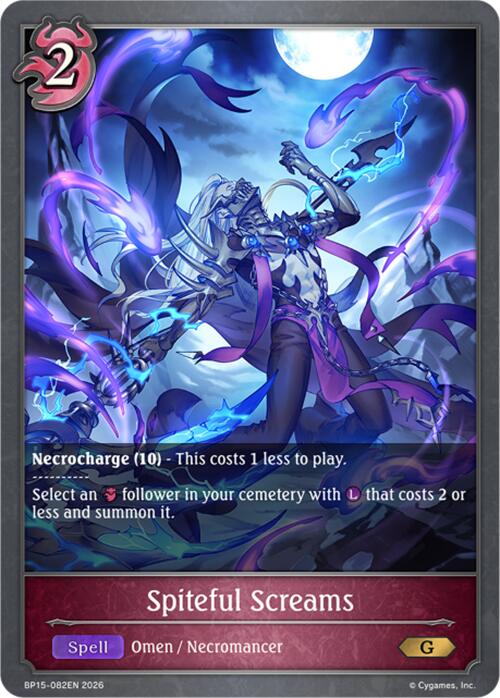 Spiteful Screams (BP15-082EN) [Trial of the Omens]