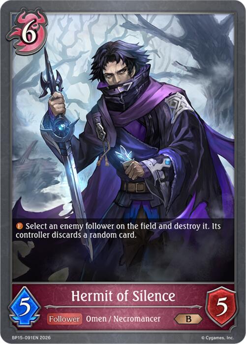 Hermit of Silence (BP15-091EN) [Trial of the Omens]