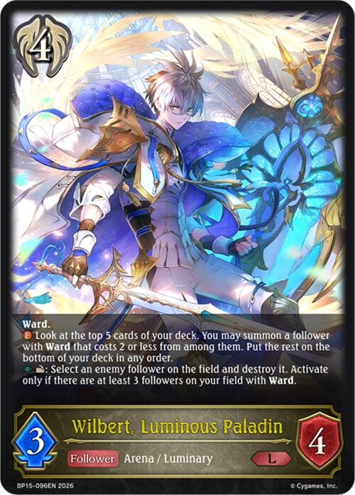 Wilbert, Luminous Paladin (BP15-096EN) [Trial of the Omens]