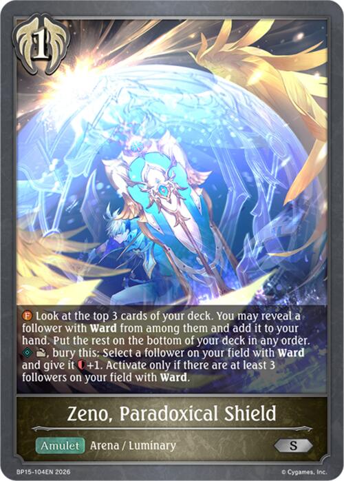 Zeno, Paradoxical Shield (BP15-104EN) [Trial of the Omens]