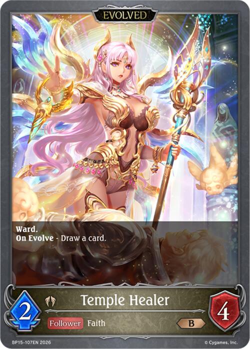 Temple Healer (Evolved) (BP15-107EN) [Trial of the Omens]