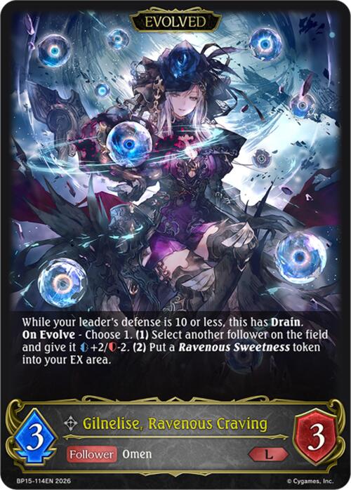 Gilnelise, Ravenous Craving (Evolved) (BP15-114EN) [Trial of the Omens]