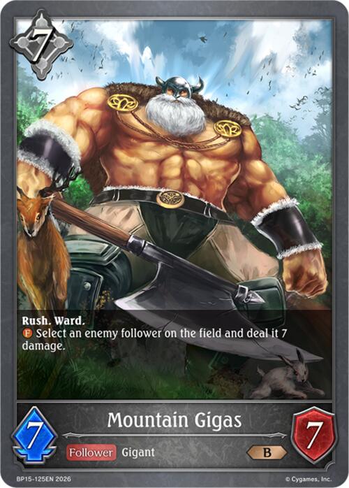 Mountain Gigas (BP15-125EN) [Trial of the Omens]