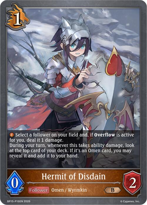 Hermit of Disdain - P16 (Foil) (BP15-P16EN) [Trial of the Omens]