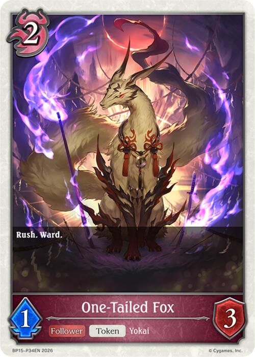 One-Tailed Fox - P34 (Foil) (BP15-P34EN) [Trial of the Omens]