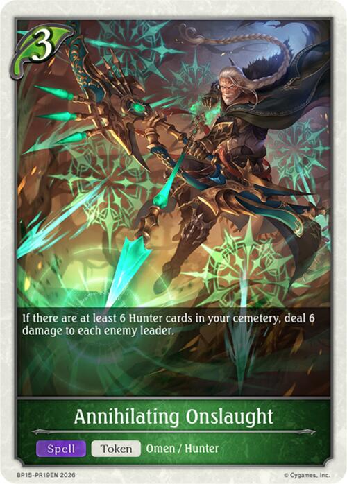 Annihilating Onslaught - PR19 (BP15-PR19EN) [Trial of the Omens]
