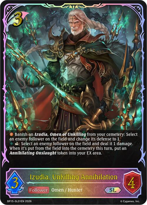Izudia, Unkilling Annihilation (BP15-SL01EN) [Trial of the Omens]