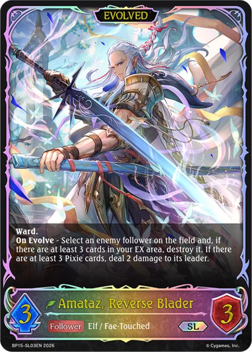 Amataz, Reverse Blader (Evolved) (BP15-SL03EN) [Trial of the Omens]