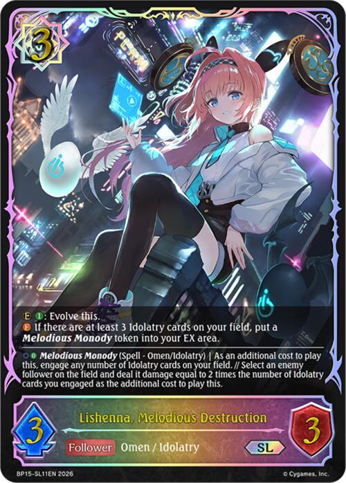 Lishenna, Melodious Destruction (BP15-SL11EN) [Trial of the Omens]