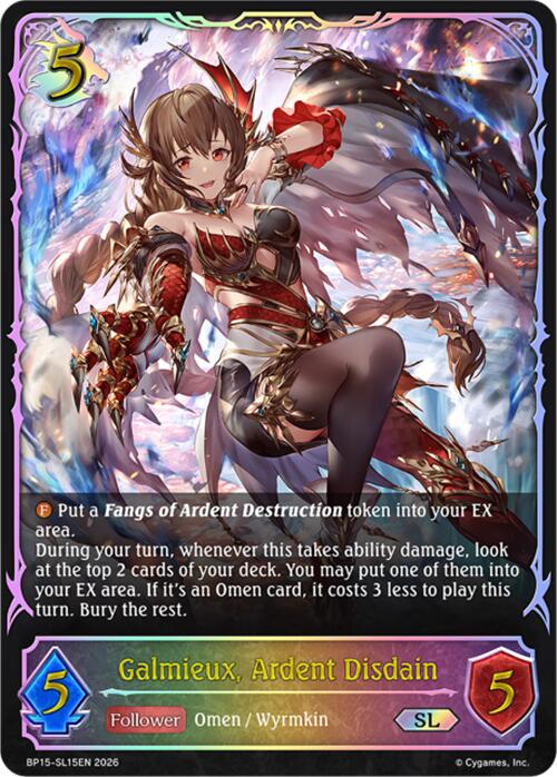 Galmieux, Ardent Disdain (BP15-SL15EN) [Trial of the Omens]