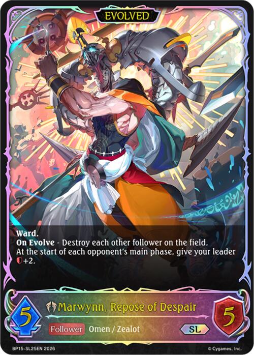 Marwynn, Repose of Despair (Evolved) (BP15-SL25EN) [Trial of the Omens]