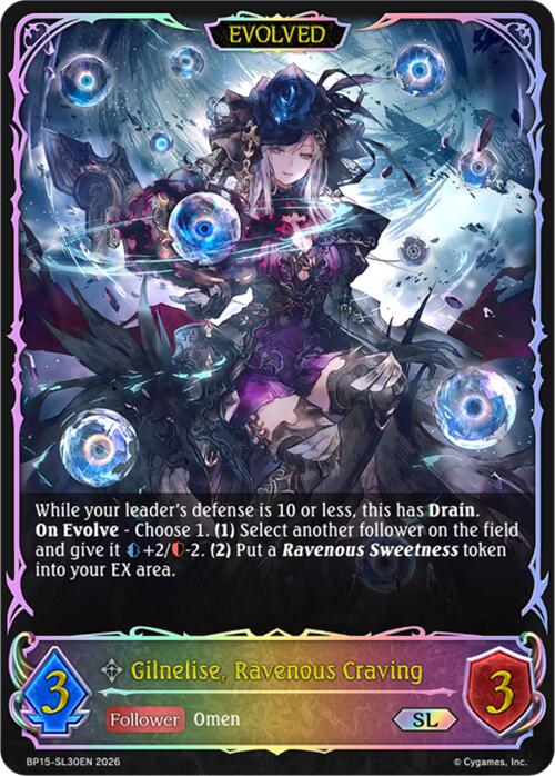 Gilnelise, Ravenous Craving (Evolved) (BP15-SL30EN) [Trial of the Omens]