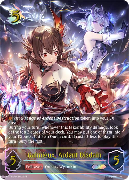 Galmieux, Ardent Disdain (BP15-U04EN) [Trial of the Omens]