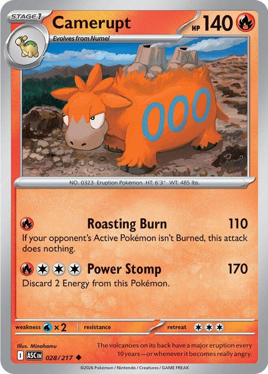 Camerupt (028/217) [Mega Evolution: Ascended Heroes]