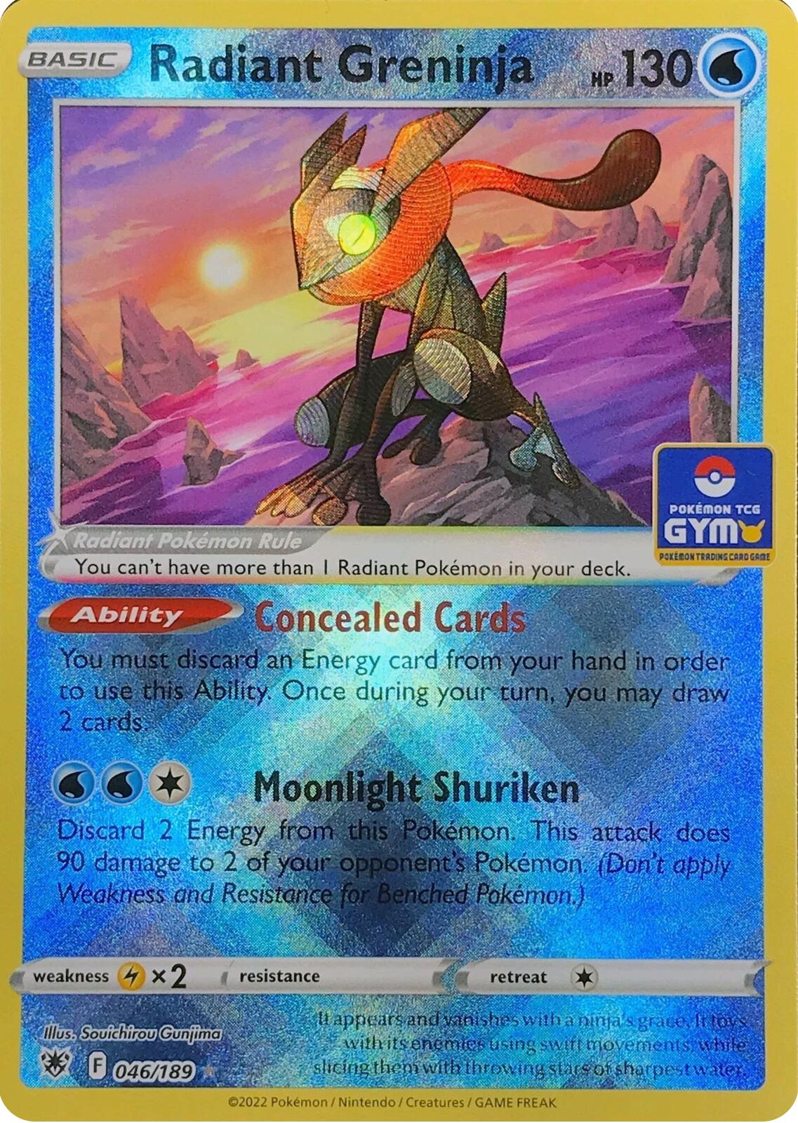 Radiant Greninja (046/189) [League & Championship Cards]