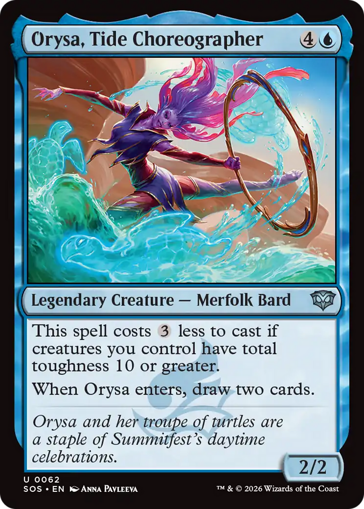 Orysa, Tide Choreographer [SOS - 62]