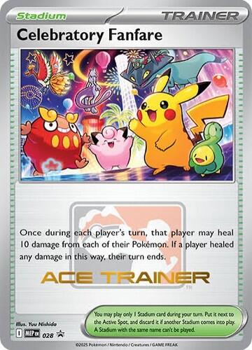 Celebratory Fanfare (028) (Ace Trainer) [Mega Evolution Promo]